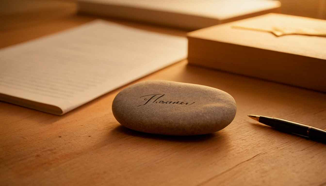 Carta honesta bajo piedra: oración para reconectar y hablar con verdad