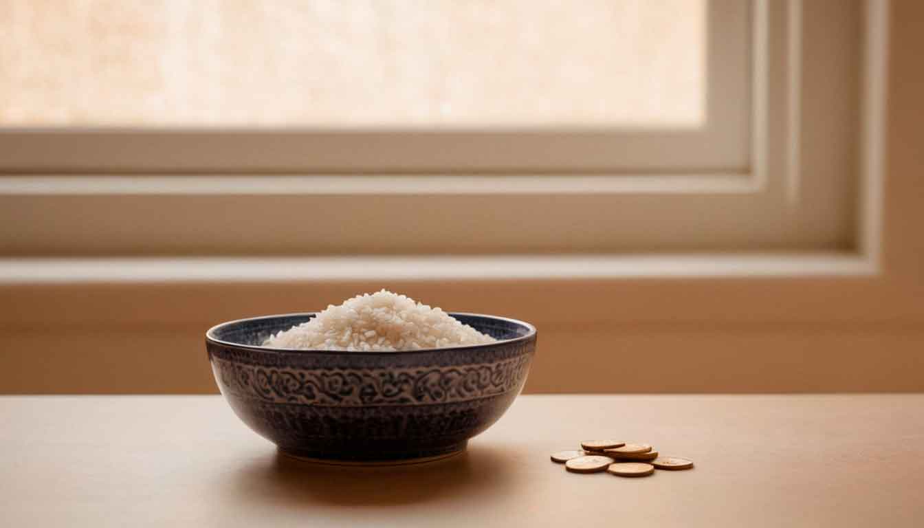 Ritual de arroz y moneda: aprendizaje y reconciliación de pareja